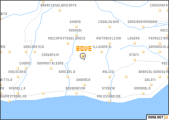 map of Bove