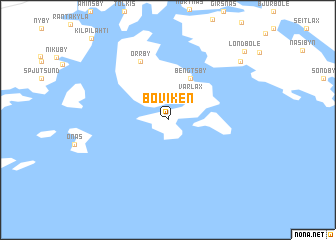 map of Boviken