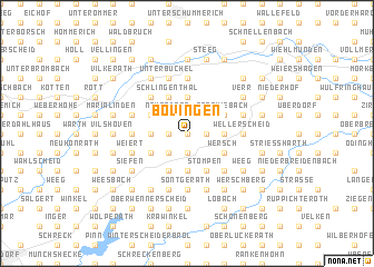 map of Bövingen