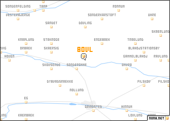 map of Bøvl