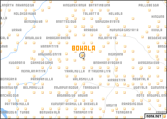 map of Bowala