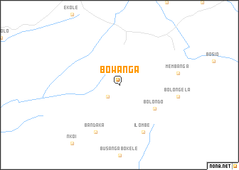 map of Bowanga