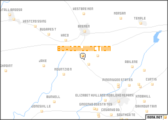 map of Bowdon Junction