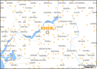 map of Bowebli