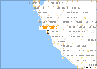 map of Bowegoda