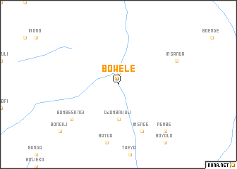 map of Bowele