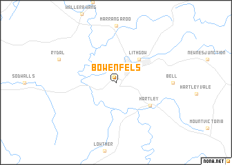 map of Bowenfels