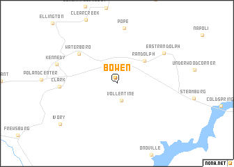 map of Bowen