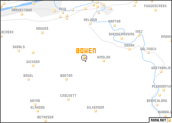 map of Bowen