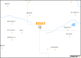 map of Bowen