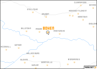 map of Bowen