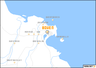 map of Bowen