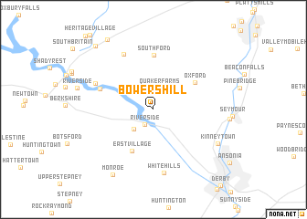 map of Bowers Hill