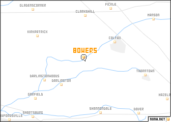 map of Bowers