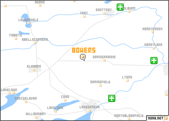 map of Bowers