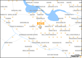 map of Bowe