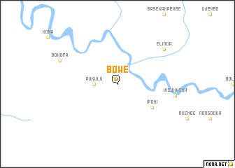 map of Bowe