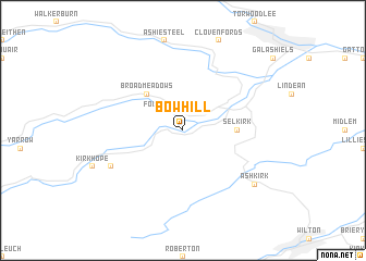 map of Bowhill