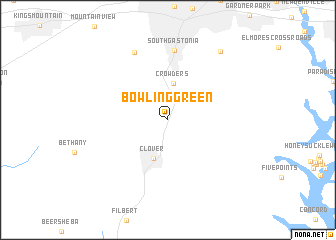 map of Bowling Green