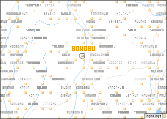 map of Bowobu