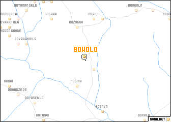 map of Bowolo