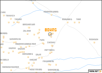 map of Bowrg