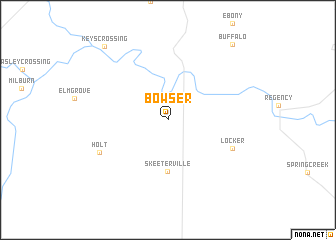 map of Bowser