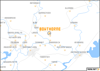 map of Bowthorne