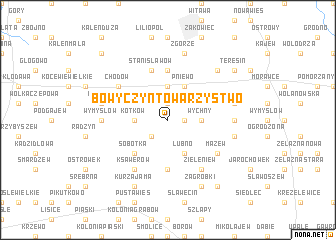 map of Bowyczyn Towarzystwo