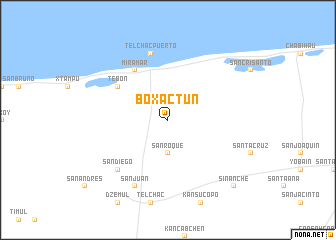 map of Boxactún