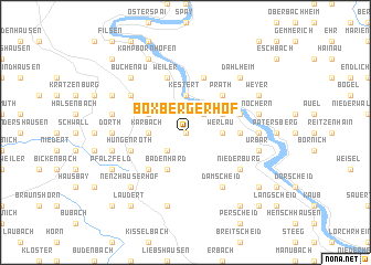 map of Boxbergerhof