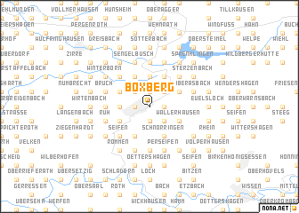 map of Boxberg