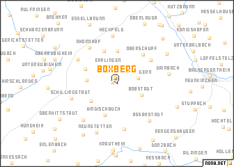 map of Boxberg