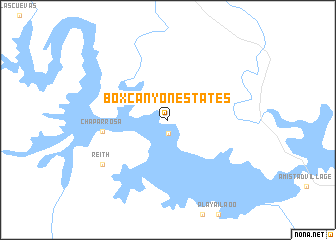 map of Box Canyon Estates