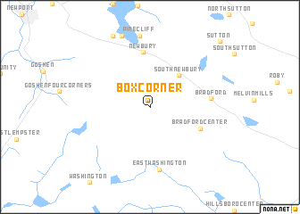 map of Box Corner