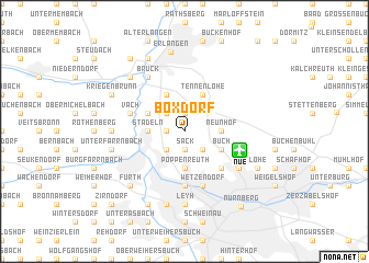 map of Boxdorf