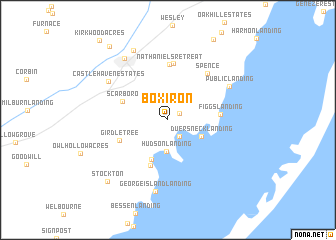 map of Boxiron