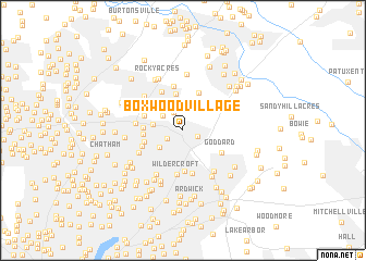 map of Boxwood Village