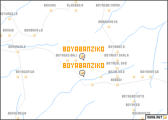 map of Boyabanziko