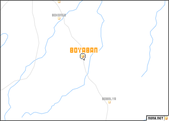 map of Boyaban