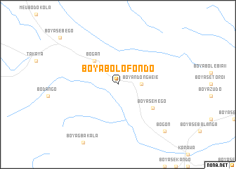 map of Boyabo-Lofondo