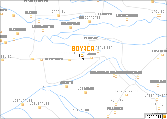 map of Boyacá