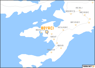 map of Boyacı