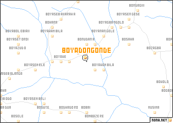 map of Boyadongonde