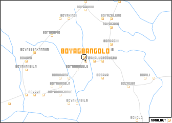 map of Boyagbangolo