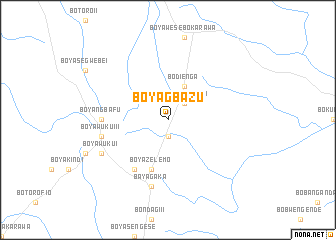 map of Boyagbazu