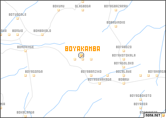 map of Boyakamba