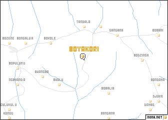 map of Boyakori