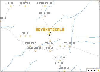 map of Boyakotokala