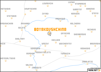 map of Boyakovshchina